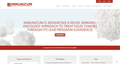 Desktop Screenshot of immunicum.se